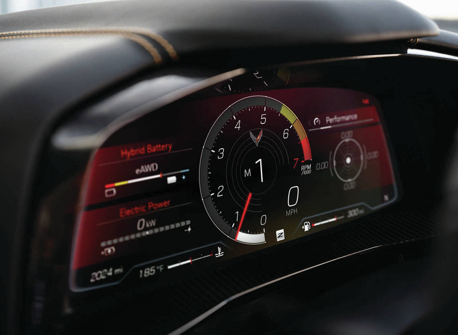 The Corvette E-Ray has the base Corvettes 495-horsepower 6.2-litre V-8 driving the rear wheels through an eight-speed automatic transmission, assisted by a 160-horsepower electric motor turning the front wheels. PHOTO: CHEVROLET