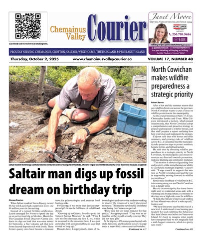 Chemainus Valley Courier, October 02, 2025